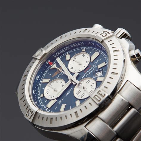 breitling colt mens chronograph watch review|pre owned breitling colt chronograph.